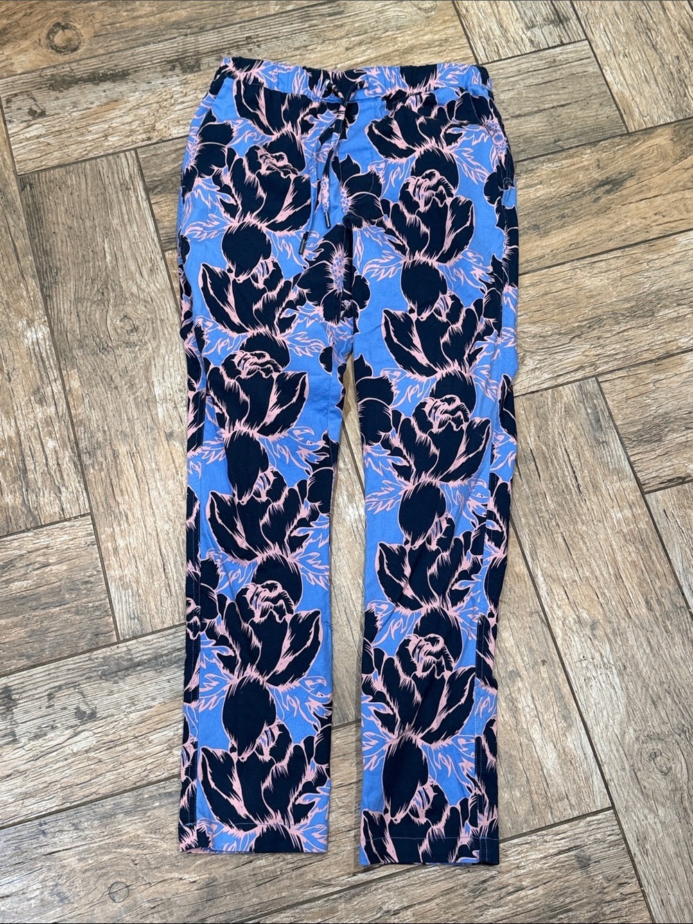 Wildfang The Essential Drawstring Pant In Blooming Floral Women’s Size XS